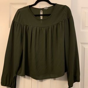 Dark green blouse